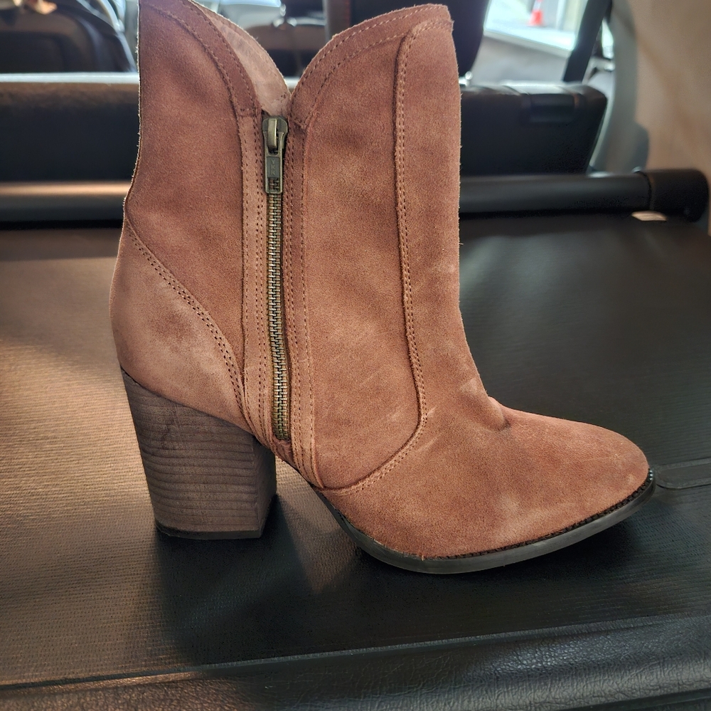 Seychelle Brown Suede Ankle Boots